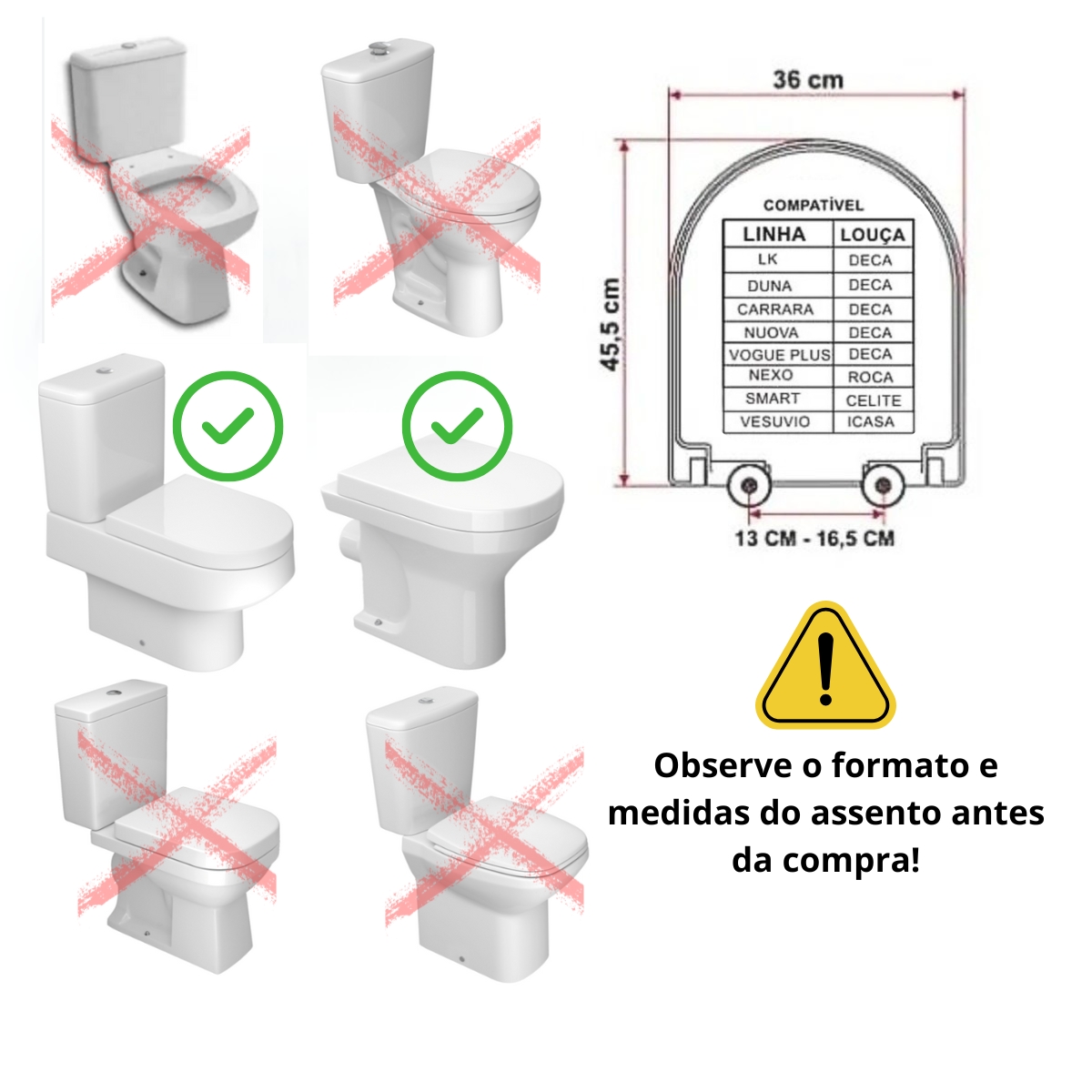 Assento Tampa Soft Close Confort Click