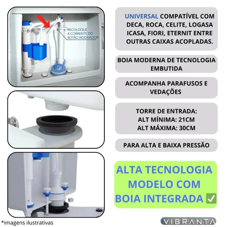 br-11134207-7r98o-m80mzwws8o35ea@resize_w450_nl KIT MECANISMO COMPLETO UNIVERSAL DESCARGA SIMPLES CAIXA ACOPLADA COM BOTAO DE ACIONAMENTO SUPERIOR - Image 4