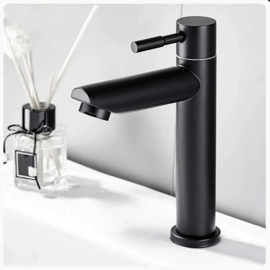 br-11134207-7r98o-md58b52etbsx1d KIT TORNEIRA INOX + VALVULA CLICK EM ABS CONJUNTO PRETO FOSCO BANHEIRO MODERNO - Image 5